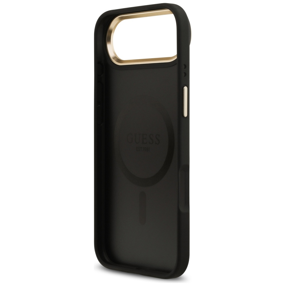 iTok webáruház - Guess Guess 4G Stripe MagSafe tok iPhone 17 Air készülékhez (fekete) 7 Guess 4G Stripe MagSafe case for iPhone Air (fekete)