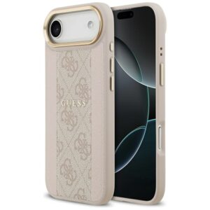 Guess 4G Stripe MagSafe tok iPhone Air készülékhez (rózsaszín)