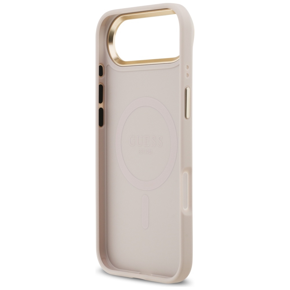 iTok webáruház - Guess Guess 4G Stripe MagSafe tok iPhone Air készülékhez (rózsaszín) 7 Guess 4G Stripe MagSafe Case for iPhone Air (rózsaszín)