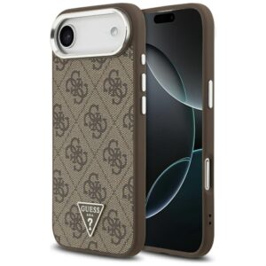 Guess 4G Triangle Logo MagSafe tok iPhone Air készülékhez (barna)