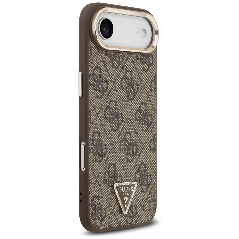 iTok webáruház - Guess Guess 4G Triangle Logo MagSafe tok iPhone Air készülékhez (arany) 4 Guess 4G Triangle Logo MagSafe Case for iPhone Air Brown (arany)