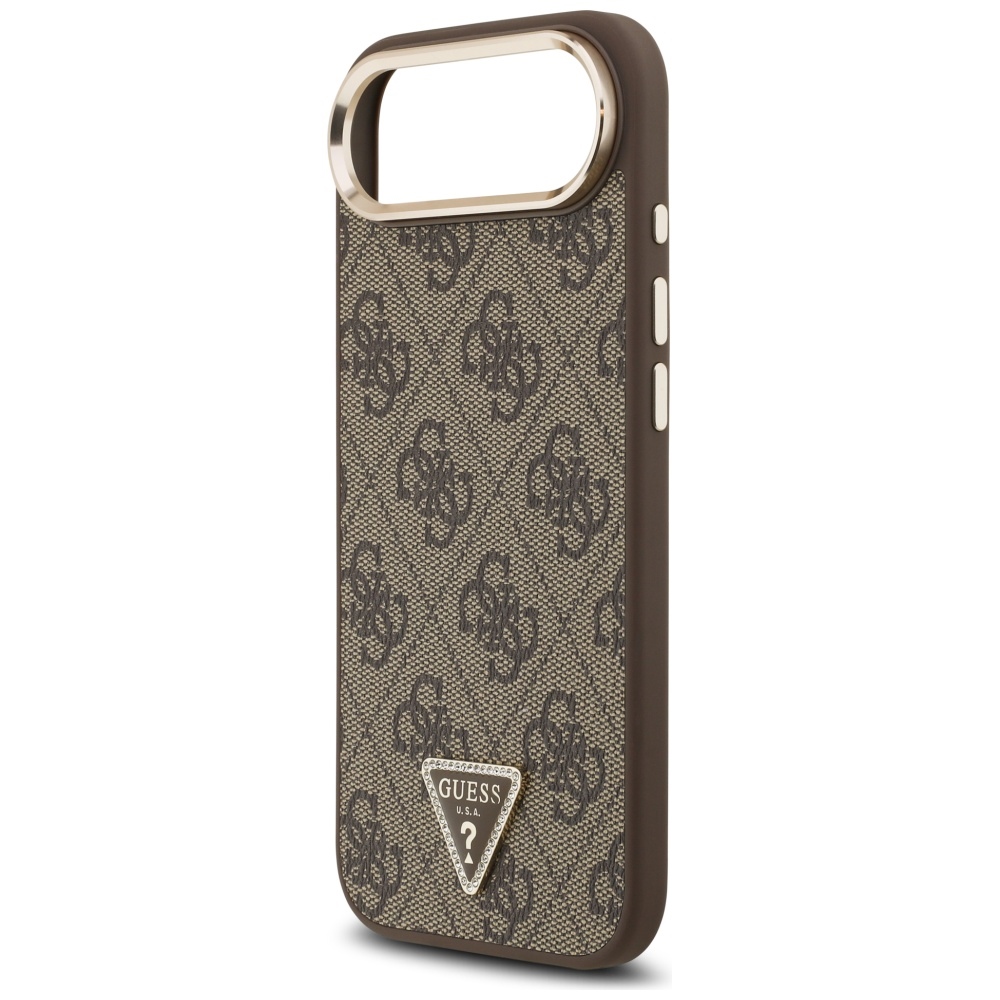 iTok webáruház - Guess Guess 4G Triangle Logo MagSafe tok iPhone Air készülékhez (arany) 6 Guess 4G Triangle Logo MagSafe Case for iPhone Air Brown (arany)