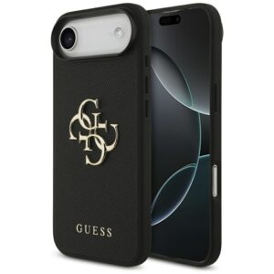 Guess Grained Big 4G & Classic Logo tok iPhone Air (fekete)