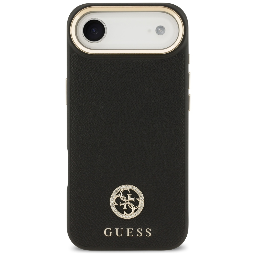 iTok webáruház - Guess Guess Grained Strass Logo MagSafe tok iPhone Air készülékhez (fekete) 3 Guess Grained Strass Logo MagSafe case for iPhone Air (fekete)