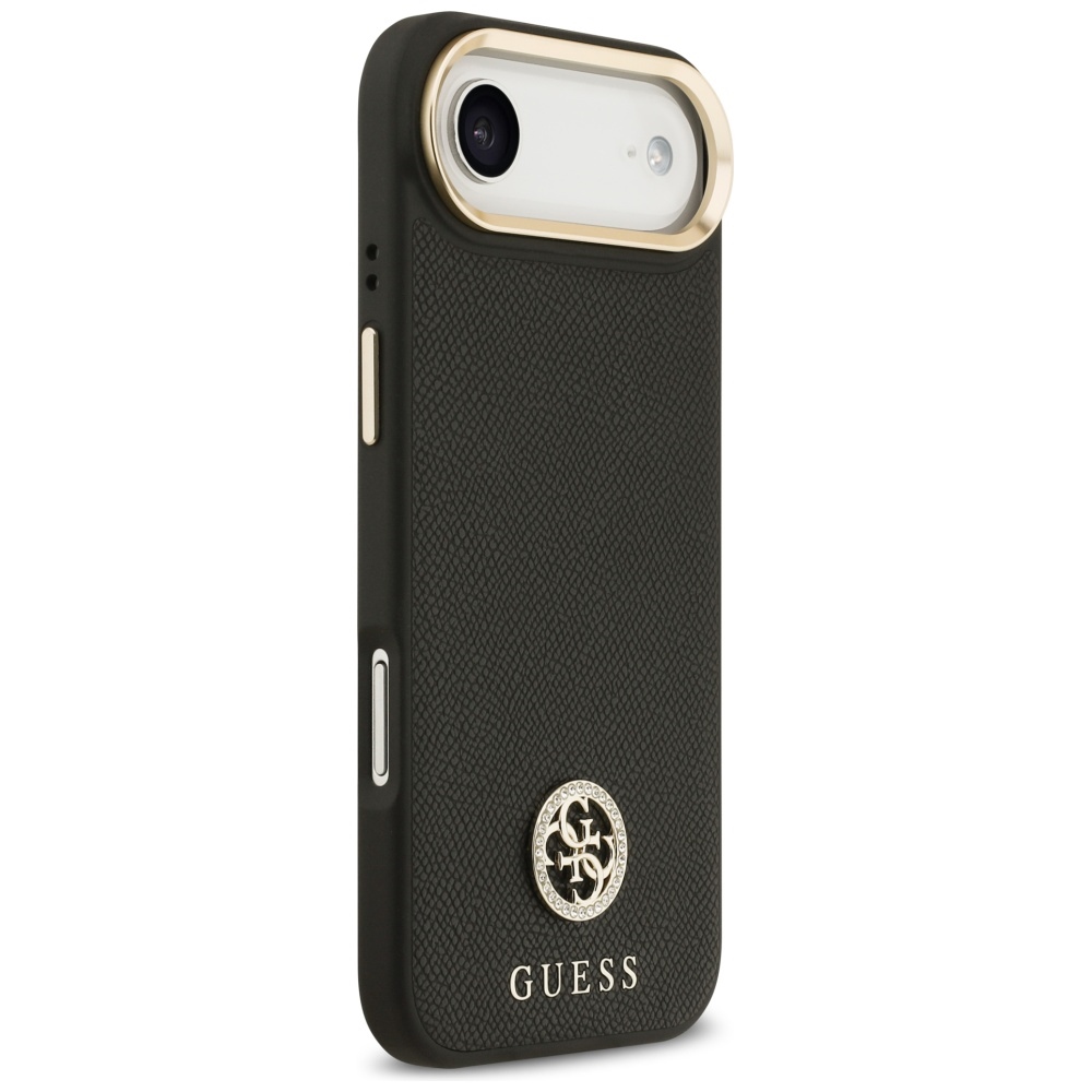iTok webáruház - Guess Guess Grained Strass Logo MagSafe tok iPhone Air készülékhez (fekete) 4 Guess Grained Strass Logo MagSafe case for iPhone Air (fekete)