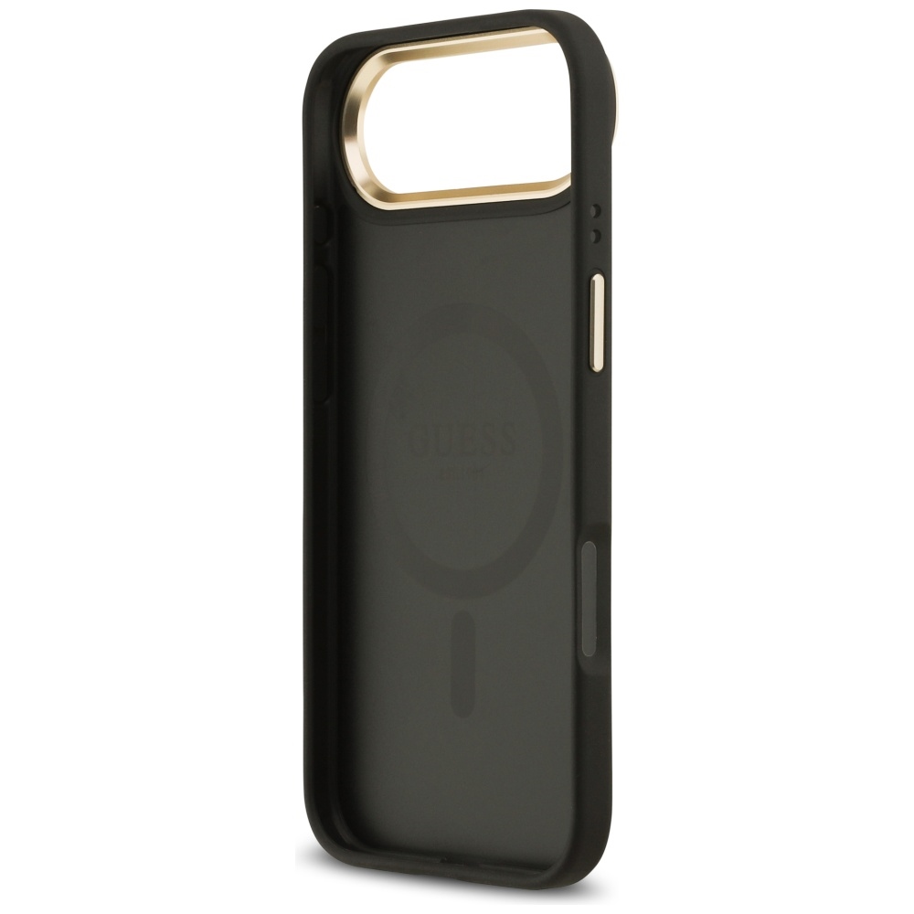 iTok webáruház - Guess Guess Grained Strass Logo MagSafe tok iPhone Air készülékhez (fekete) 7 Guess Grained Strass Logo MagSafe case for iPhone Air (fekete)