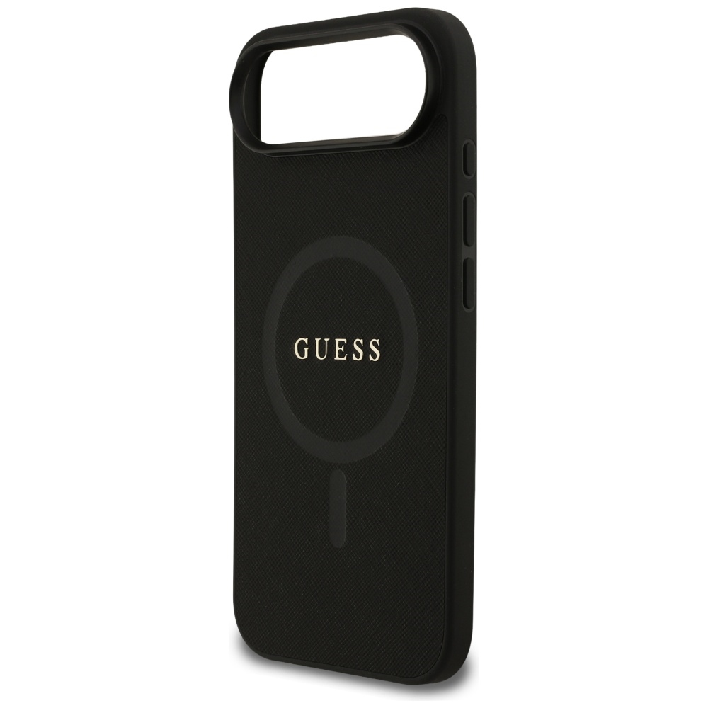 iTok webáruház - Guess Guess Saffiano Classic Logo MagSafe tok iPhone Air készülékhez (fekete) 6 Guess Saffiano Classic Logo MagSafe case for iPhone Air (fekete)