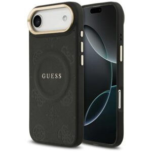 Guess Peony Hot Stamp MagSafe tok iPhone Air készülékhez (fekete)