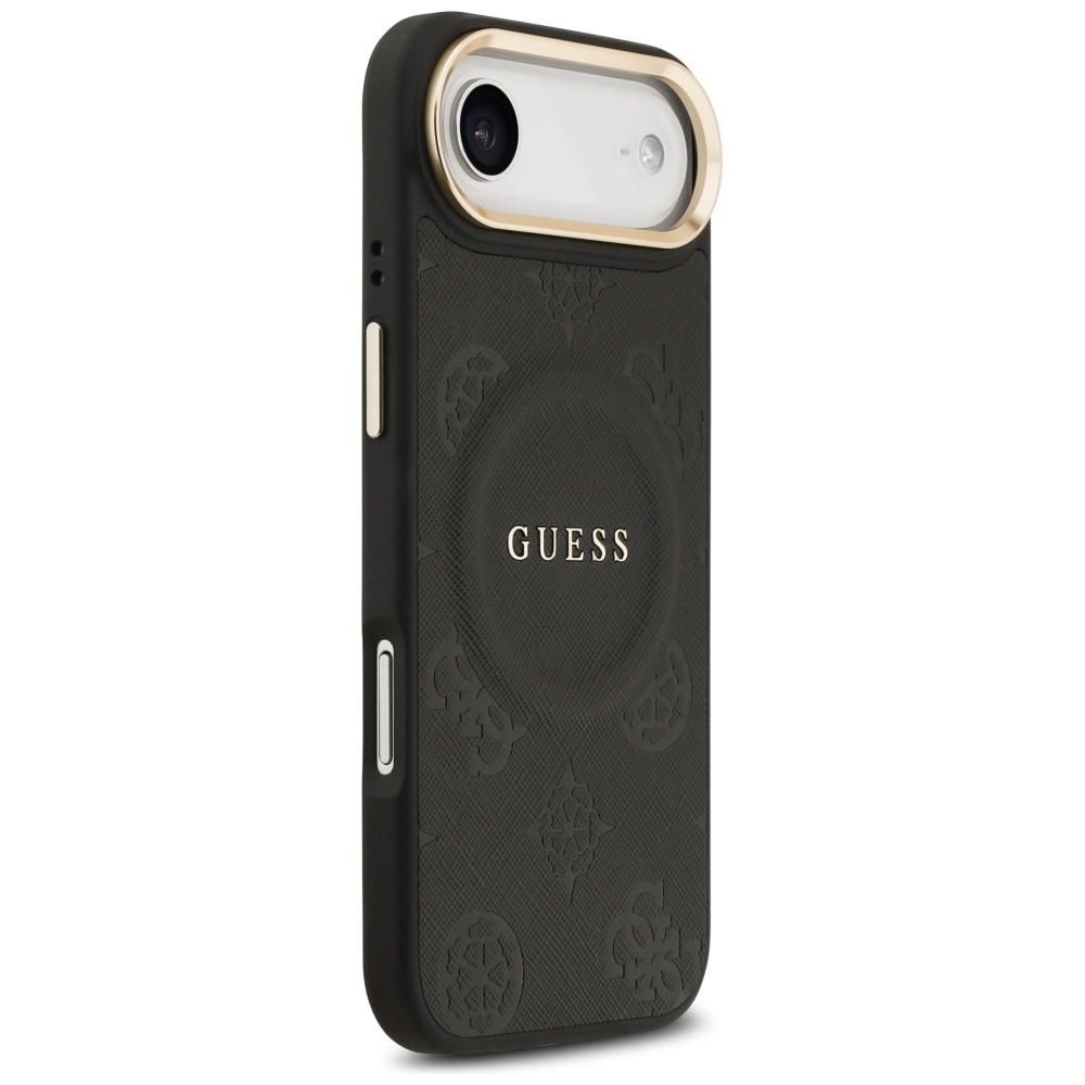 iTok webáruház - Guess Guess Peony Hot Stamp MagSafe tok iPhone Air készülékhez (fekete) 4 Guess Peony Hot Stamp MagSafe Case for iPhone Air (fekete)
