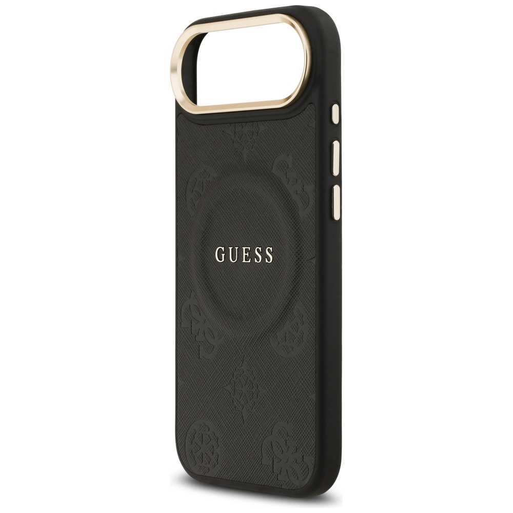 iTok webáruház - Guess Guess Peony Hot Stamp MagSafe tok iPhone Air készülékhez (fekete) 6 Guess Peony Hot Stamp MagSafe Case for iPhone Air (fekete)