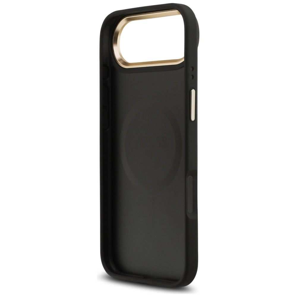 iTok webáruház - Guess Guess Peony Hot Stamp MagSafe tok iPhone Air készülékhez (fekete) 7 Guess Peony Hot Stamp MagSafe Case for iPhone Air (fekete)