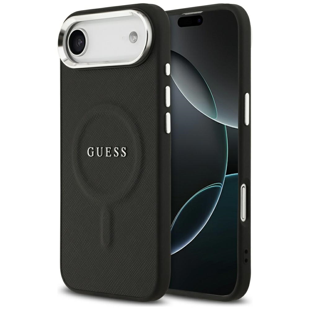 iTok webáruház - Guess Guess Classic Logo MagSafe tok iPhone Air készülékhez (fekete) 1 Guess Classic Logo MagSafe Case for iPhone Air (fekete)