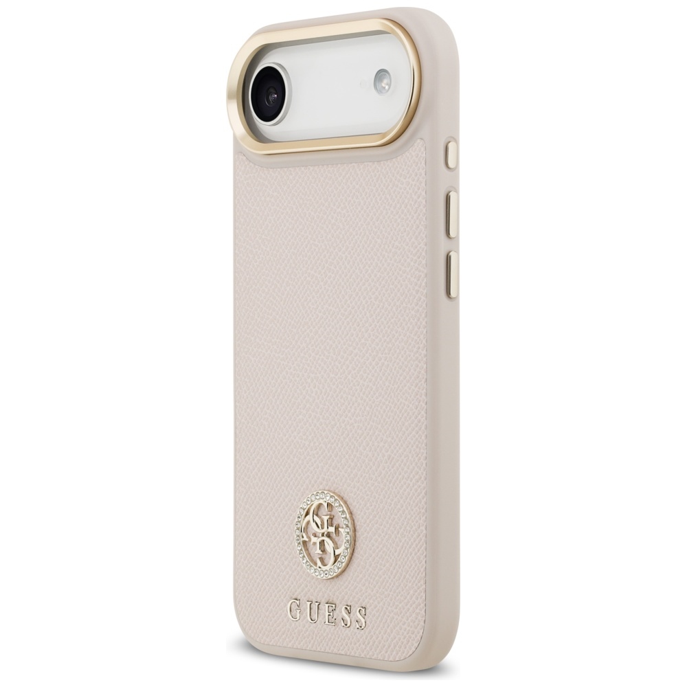 iTok webáruház - Guess Guess Grained Strass Logo MagSafe tok iPhone Air készülékhez (rózsaszín) 2 Guess Grained Strass Logo MagSafe iPhone Air Case (rózsaszín)