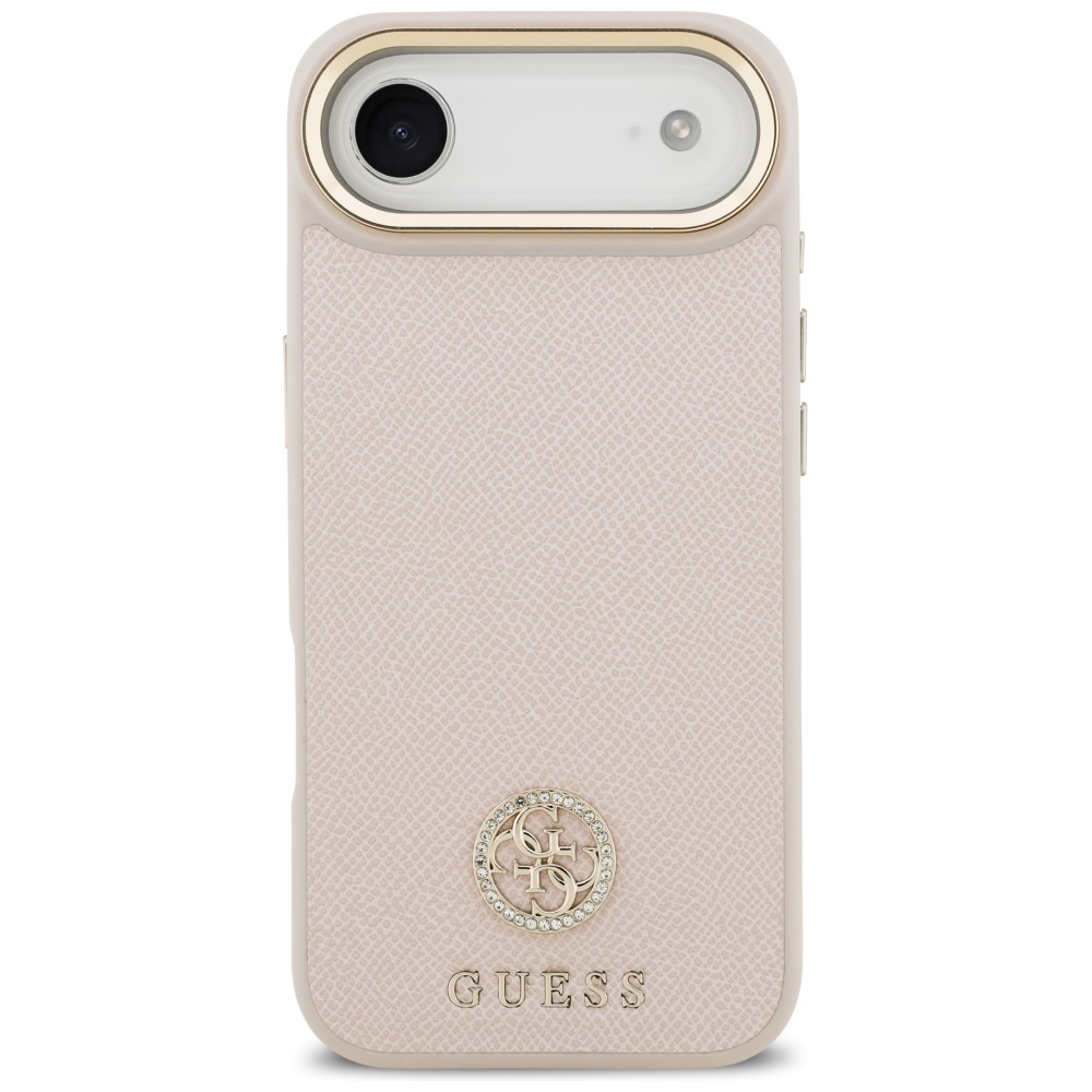 iTok webáruház - Guess Guess Grained Strass Logo MagSafe tok iPhone Air készülékhez (rózsaszín) 3 Guess Grained Strass Logo MagSafe iPhone Air Case (rózsaszín)