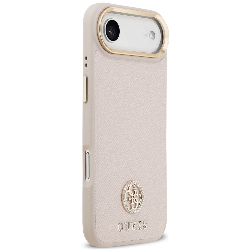 iTok webáruház - Guess Guess Grained Strass Logo MagSafe tok iPhone Air készülékhez (rózsaszín) 4 Guess Grained Strass Logo MagSafe iPhone Air Case (rózsaszín)