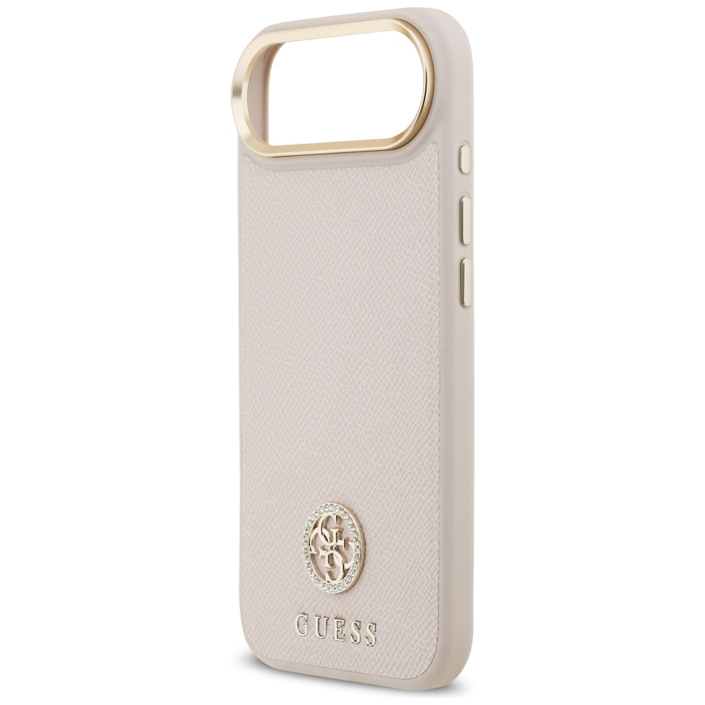 iTok webáruház - Guess Guess Grained Strass Logo MagSafe tok iPhone Air készülékhez (rózsaszín) 6 Guess Grained Strass Logo MagSafe iPhone Air Case (rózsaszín)