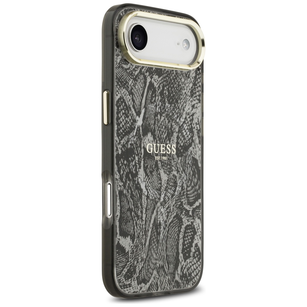iTok webáruház - Guess Guess Python Pattern MagSafe tok iPhone Air készülékhez (fekete) 4 Guess Python Pattern MagSafe Case for iPhone Air (fekete)