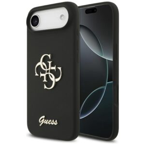 Guess Silicone Big 4G Script szilikon tok iPhone Airhez (fekete)