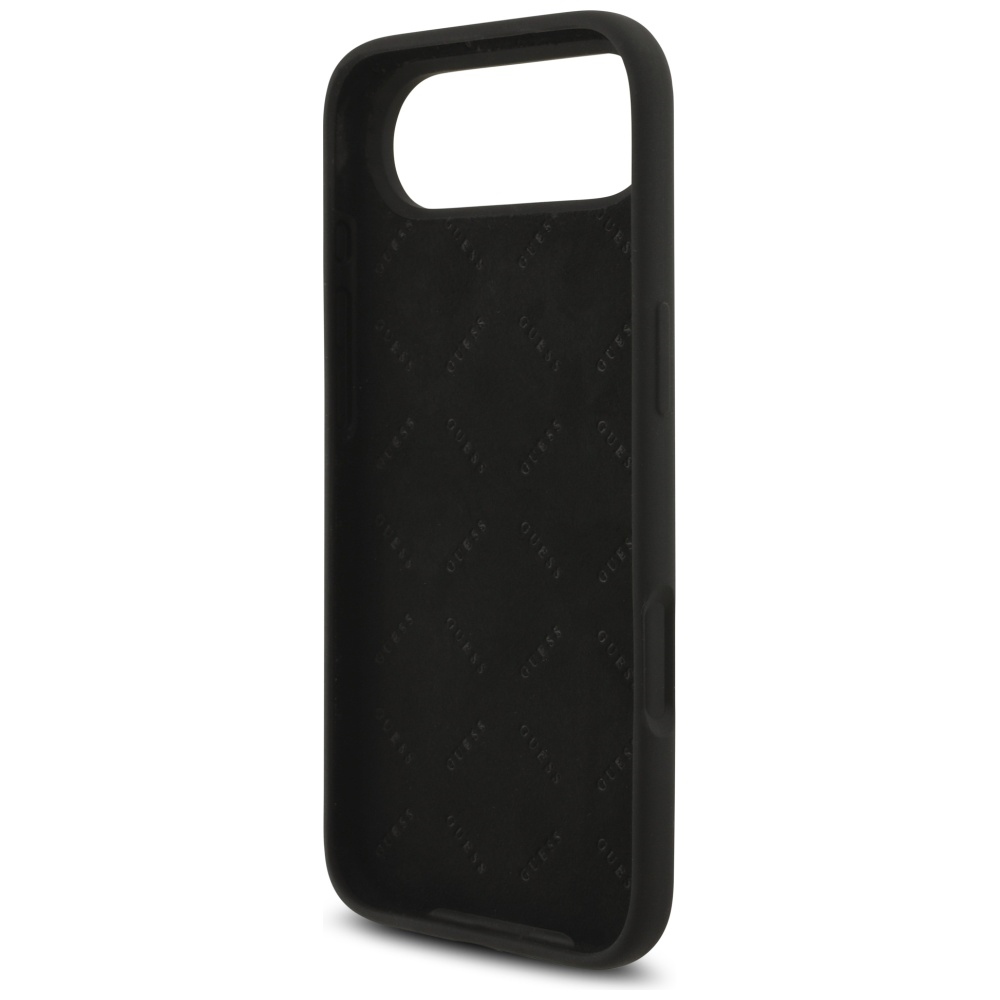iTok webáruház - Guess Guess Silicone Big 4G Script szilikon tok iPhone Airhez (fekete) 7 Guess Silicone Big 4G Script case for iPhone Air (fekete)