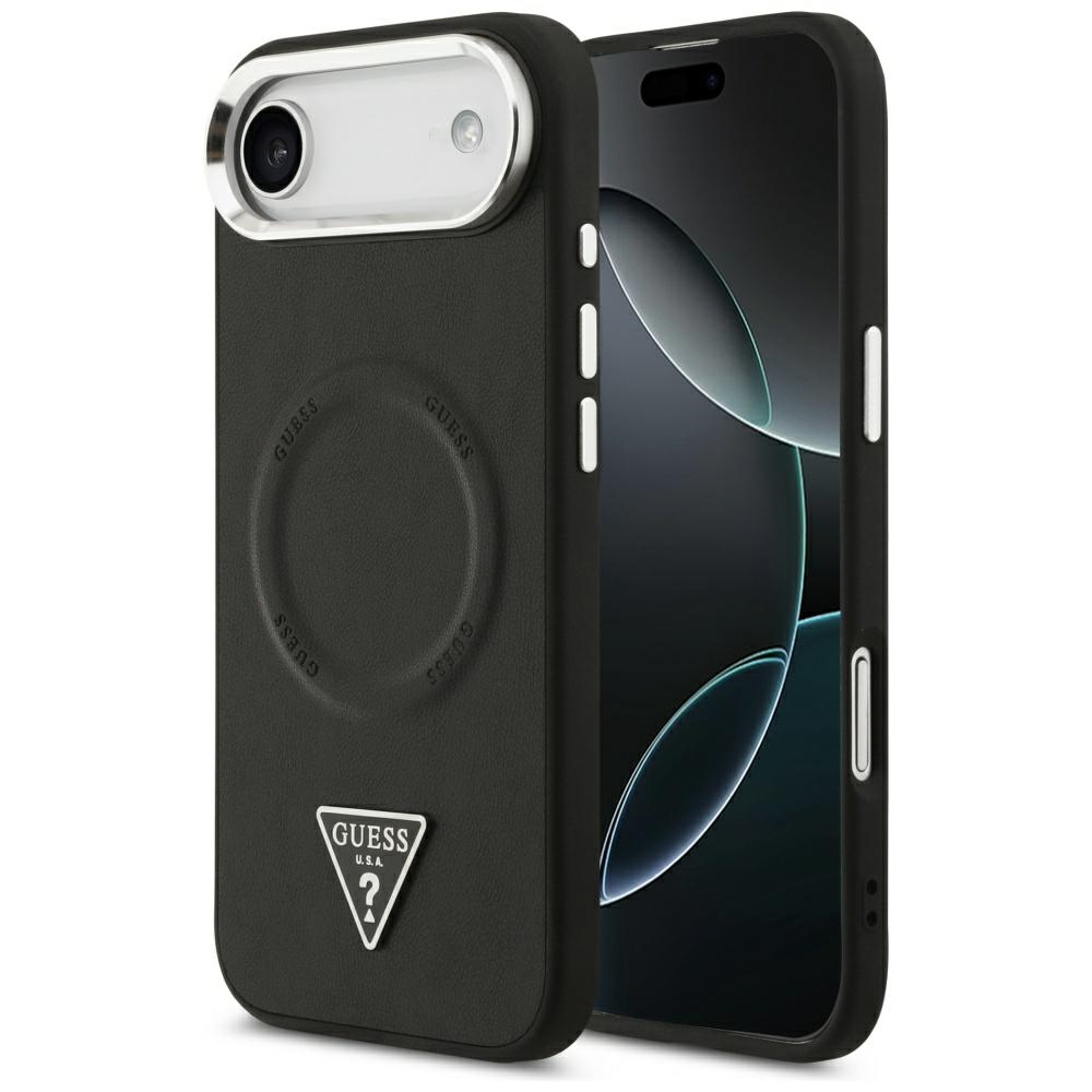 iTok webáruház - Guess Guess Triangle Logo MagSafe tok iPhone Air (fekete) 1 Guess Triangle Logo MagSafe Case for iPhone Air (fekete)