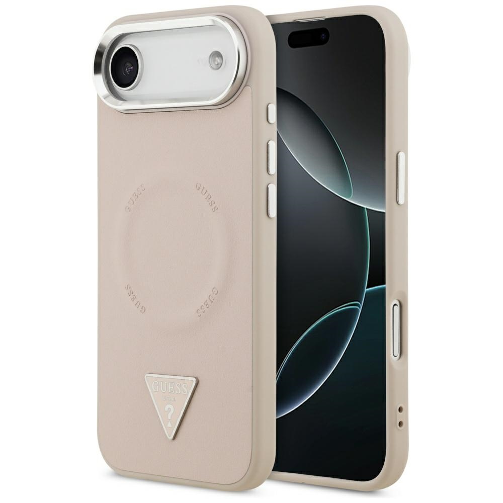 iTok webáruház - Guess Guess Triangle Logo MagSafe tok iPhone Air készülékhez (rózsaszín) 1 Guess Triangle Logo MagSafe Case for iPhone Air (rózsaszín)