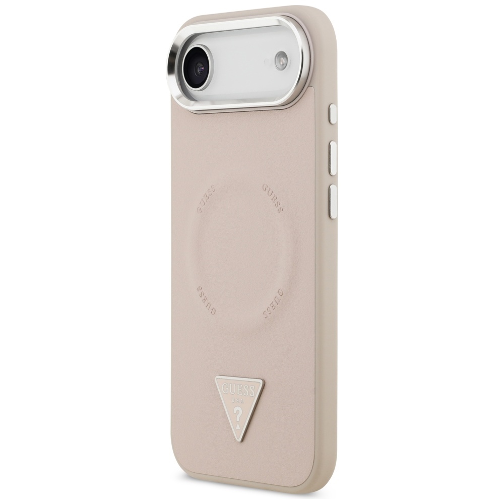 iTok webáruház - Guess Guess Triangle Logo MagSafe tok iPhone Air készülékhez (rózsaszín) 2 Guess Triangle Logo MagSafe Case for iPhone Air (rózsaszín)