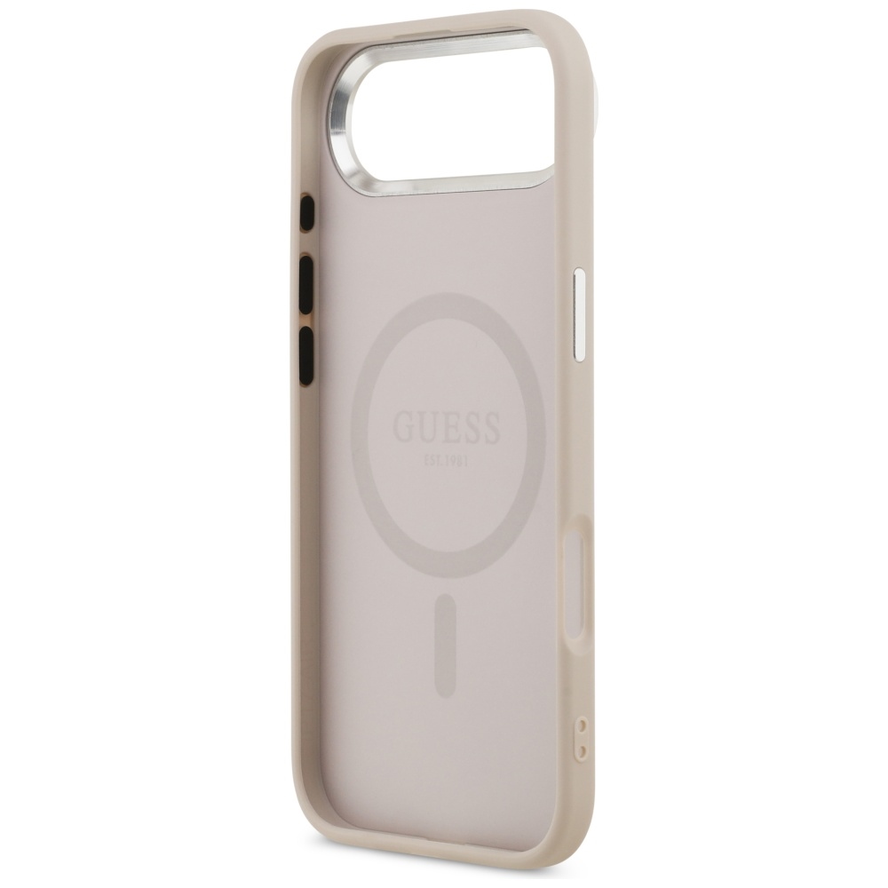iTok webáruház - Guess Guess Triangle Logo MagSafe tok iPhone Air készülékhez (rózsaszín) 7 Guess Triangle Logo MagSafe Case for iPhone Air (rózsaszín)