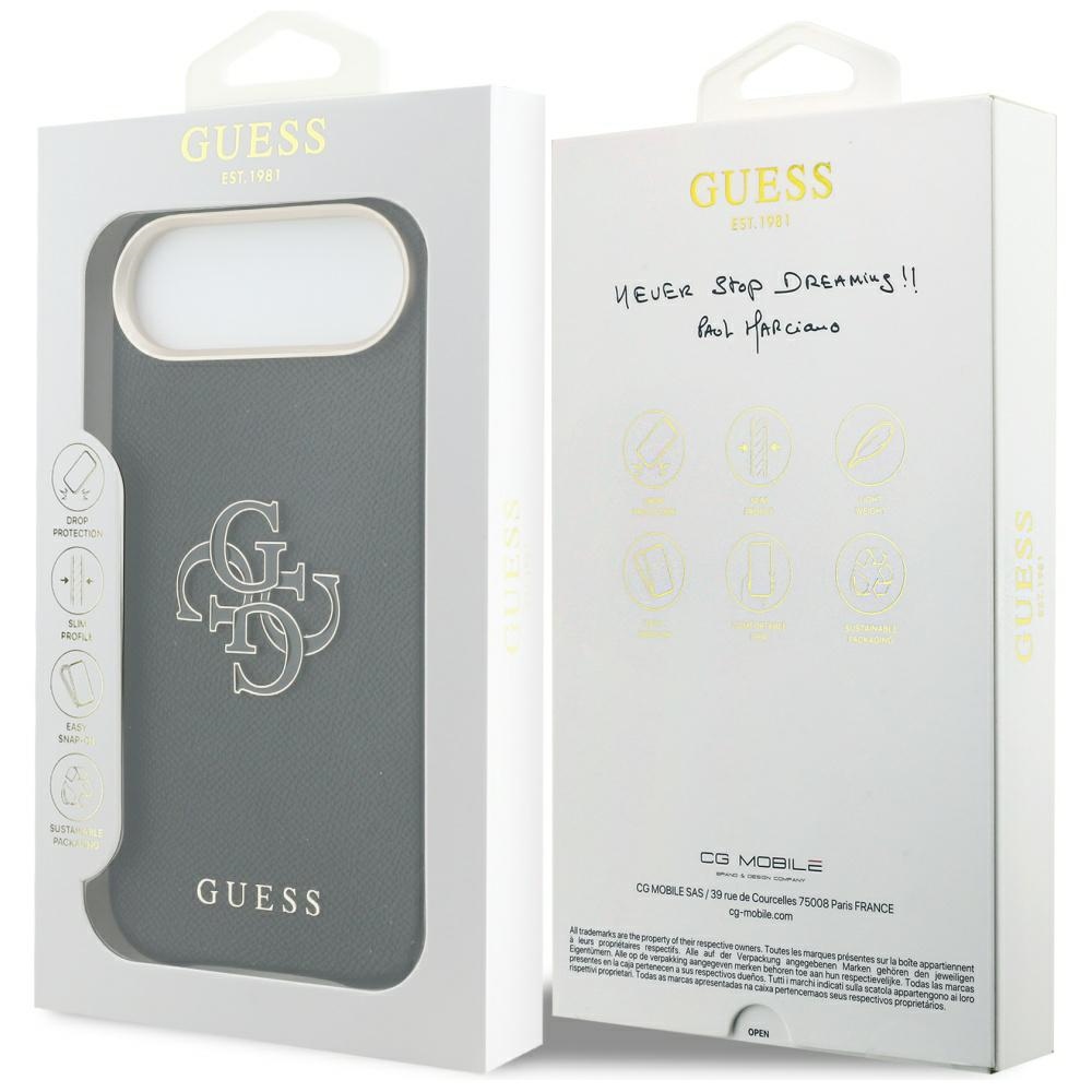 iTok webáruház - Guess Guess FW Resin Logo tok iPhone Air készülékhez (fekete) 8 Guess FW Resin Logo iPhone Air Case (fekete)