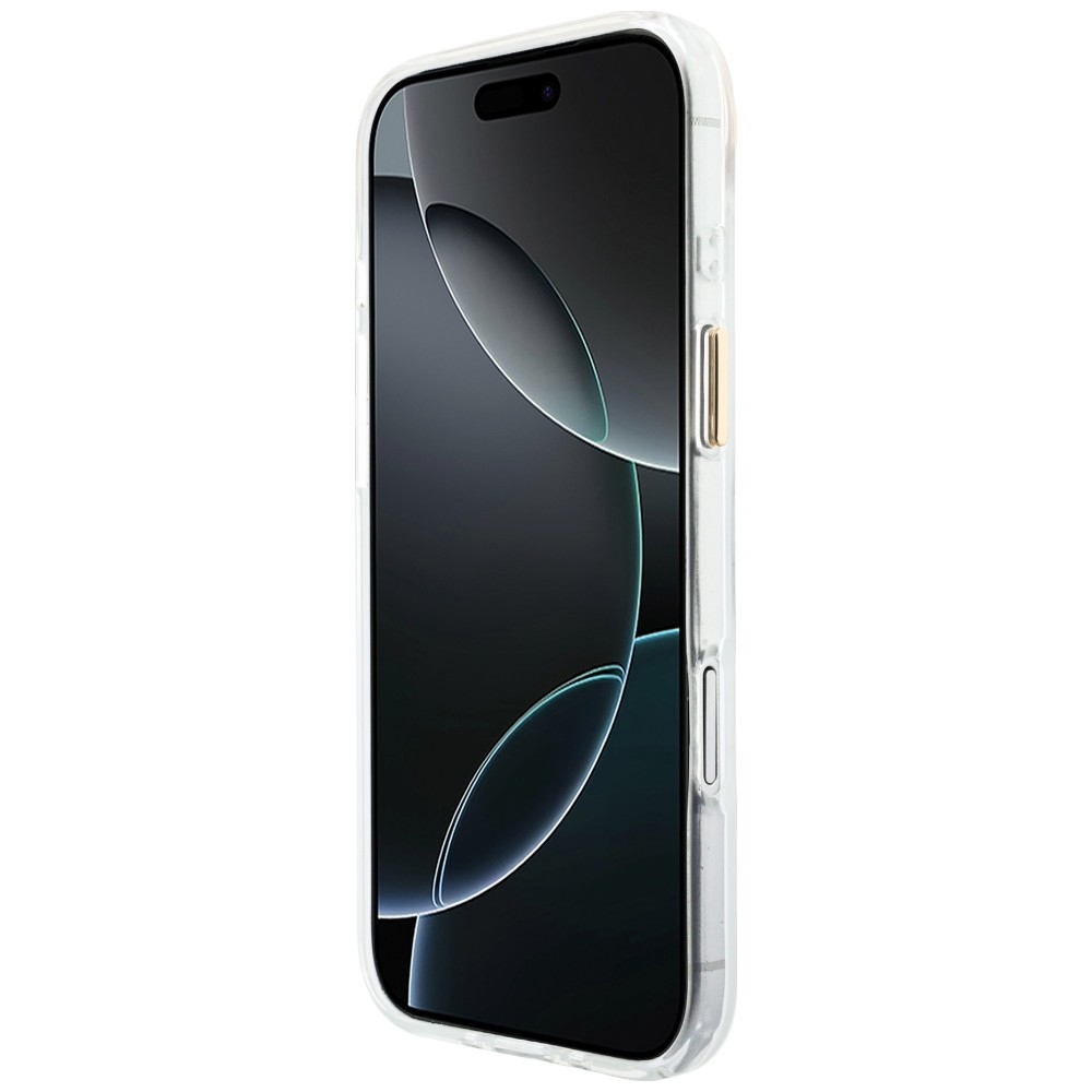 iTok webáruház - Guess Guess IML Gradient Script Metal MagSafe tok iPhone Air készülékhez (fehér) 5 Guess IML Gradient Script Metal MagSafe Case for iPhone Air (fehér)