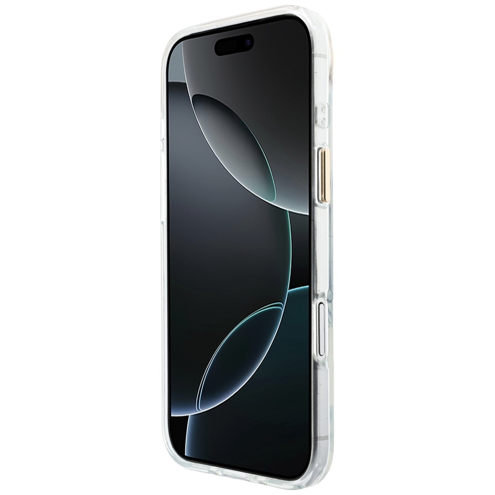 iTok webáruház - Guess Guess IML Script Metal MagSafe tok iPhone Air készülékhez (átlátszó) 5 Guess IML Script Metal MagSafe Case for iPhone Air (átlátszó)