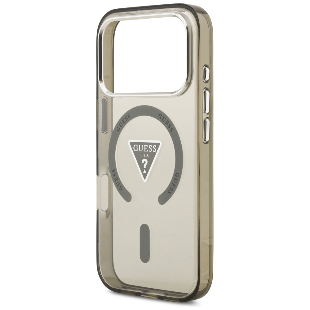 iTok webáruház - Guess Guess IML Gradient Triangle Logo MagSafe tok iPhone 17 Pro készülékhez (zöld) 6 Guess IML Gradient Triangle Logo MagSafe Case for iPhone 17 Pro (zöld)