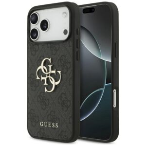 Guess 4G Big Logo Case for iPhone 17 Pro Max (fekete)