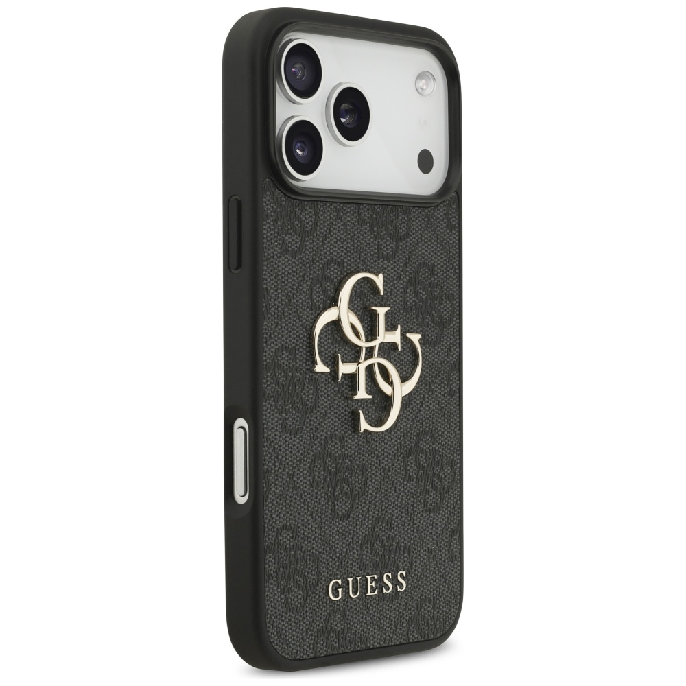 iTok webáruház - Guess Guess 4G Big Logo Case for iPhone 17 Pro Max (fekete) 4 Guess 4G Big Logo Case for iPhone 17 Pro Max (fekete)