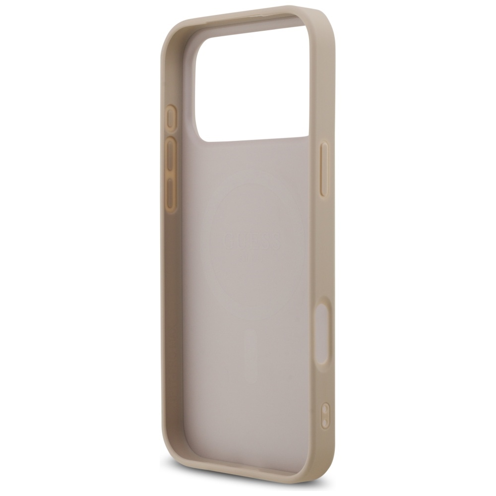 iTok webáruház - Guess Guess 4G Ring Classic Logo MagSafe tok iPhone 17 Pro Max készülékhez (rózsaszín) 7 Guess 4G Ring Classic Logo MagSafena iPhone 17 Pro Max Case (rózsaszín)