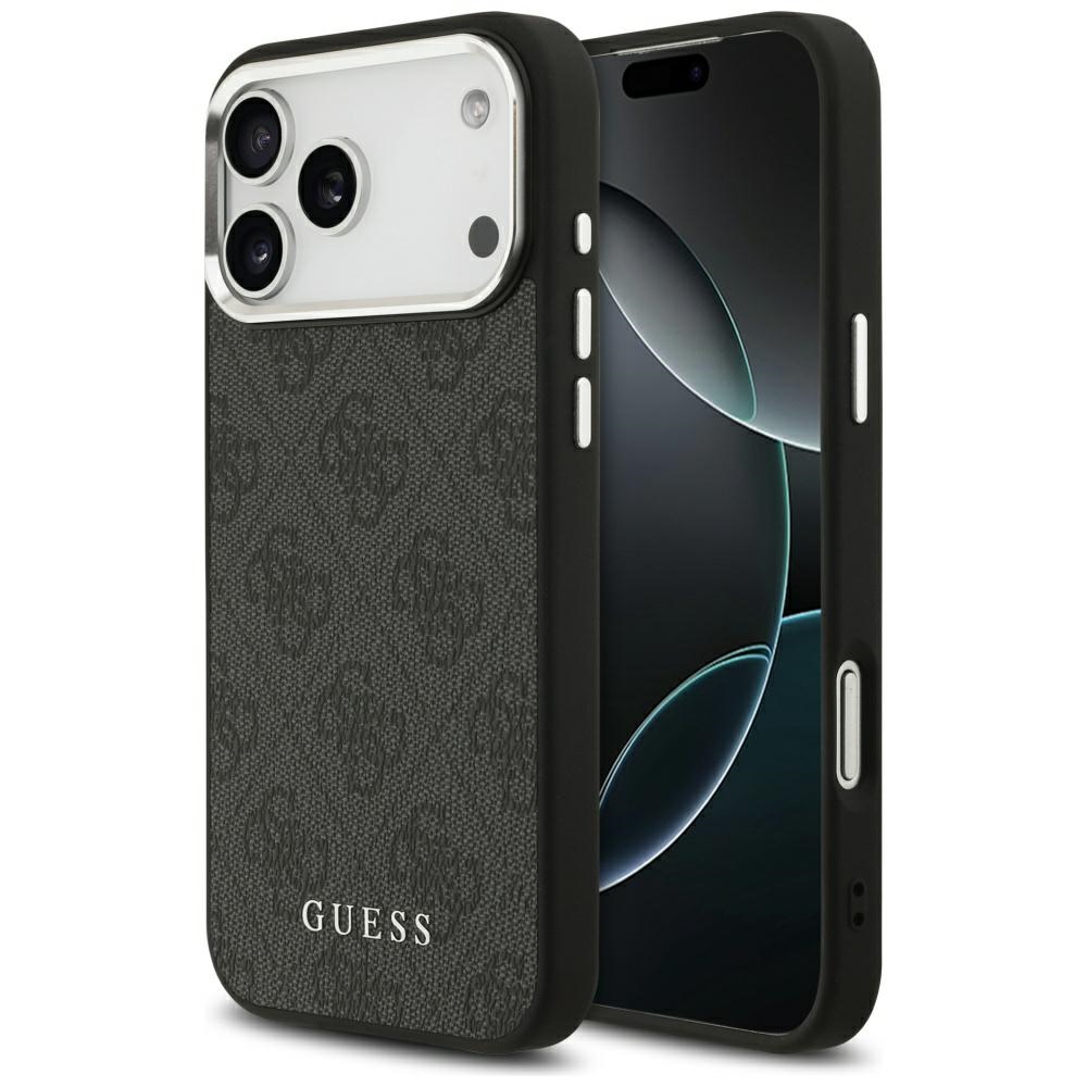 iTok webáruház - Guess Guess 4G Classic Logo MagSafe tok iPhone 17 Pro Max készülékhez (fekete) 1 Guess 4G Classic Logo MagSafe case for iPhone 17 Pro Max (fekete)