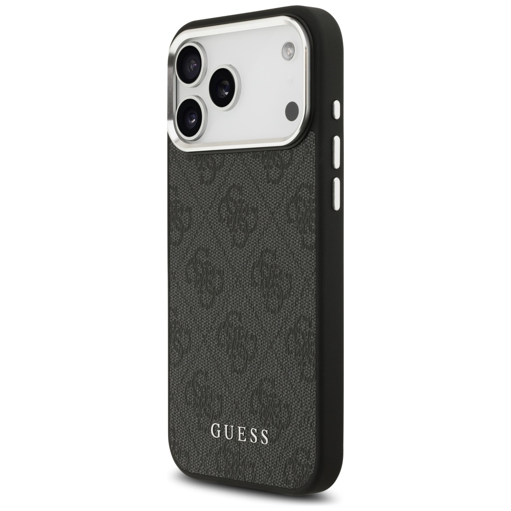 iTok webáruház - Guess Guess 4G Classic Logo MagSafe tok iPhone 17 Pro Max készülékhez (fekete) 2 Guess 4G Classic Logo MagSafe case for iPhone 17 Pro Max (fekete)