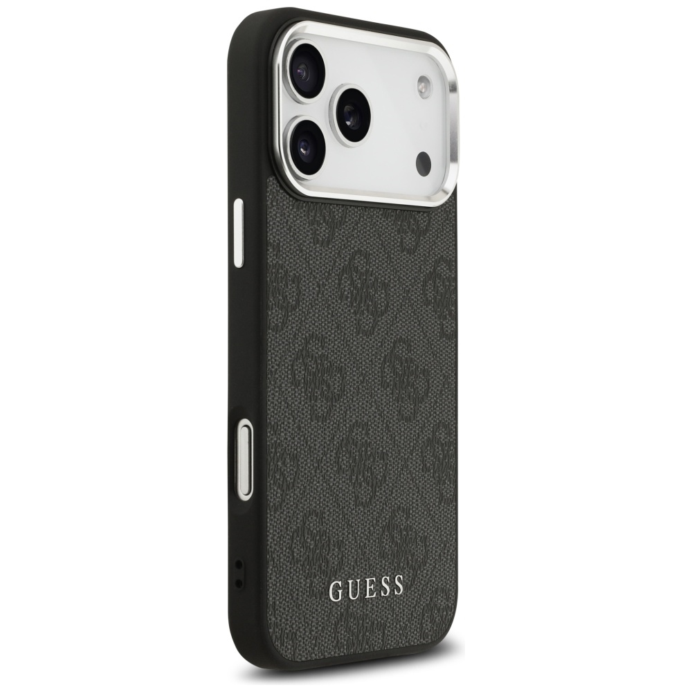 iTok webáruház - Guess Guess 4G Classic Logo MagSafe tok iPhone 17 Pro Max készülékhez (fekete) 4 Guess 4G Classic Logo MagSafe case for iPhone 17 Pro Max (fekete)
