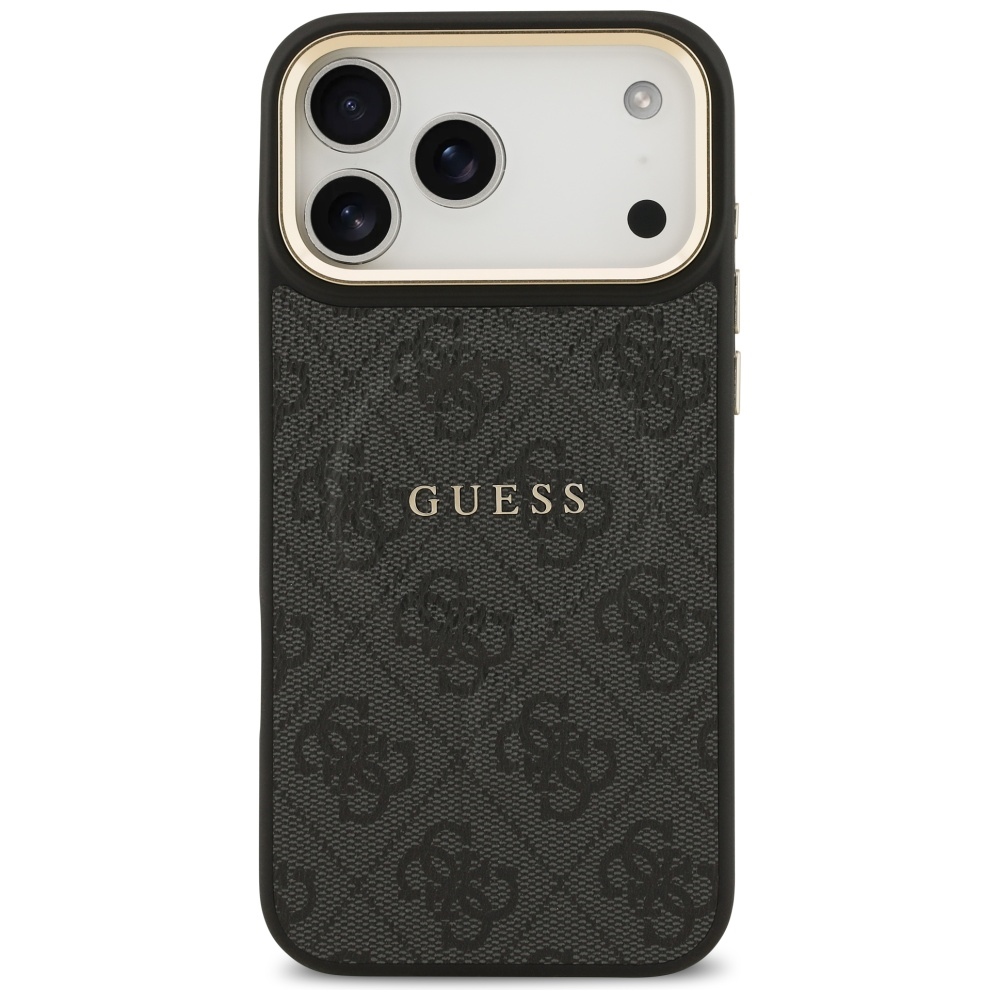 iTok webáruház - Guess Guess 4G PU Classic Logo MagSafe tok iPhone 17 Pro Max készülékhez (fekete) 3 Guess 4G PU Classic Logo MagSafe case for iPhone 17 Pro Max (fekete)