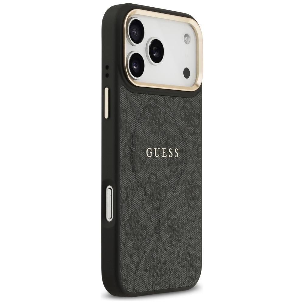 iTok webáruház - Guess Guess 4G PU Classic Logo MagSafe tok iPhone 17 Pro Max készülékhez (fekete) 4 Guess 4G PU Classic Logo MagSafe case for iPhone 17 Pro Max (fekete)