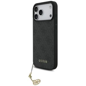 Guess 4G Charms Collection MagSafe tok iPhone 17 Pro Max készülékhez (fekete)