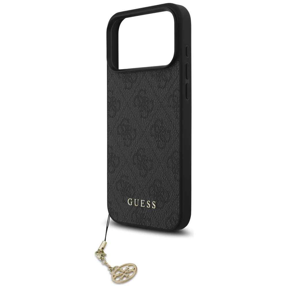 iTok webáruház - Guess Guess 4G Charms Collection MagSafe tok iPhone 17 Pro Max készülékhez (fekete) 5 Guess 4G Charms Collection MagSafe case for iPhone 17 Pro Max (fekete)