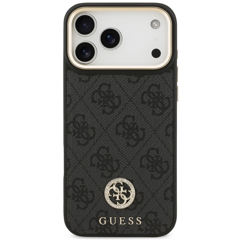iTok webáruház - Guess Guess 4G Strass Logo MagSafe tok iPhone 17 Pro Max készülékhez (fekete) 3 Guess 4G Strass Logo MagSafe Case for iPhone 17 Pro Max (fekete)