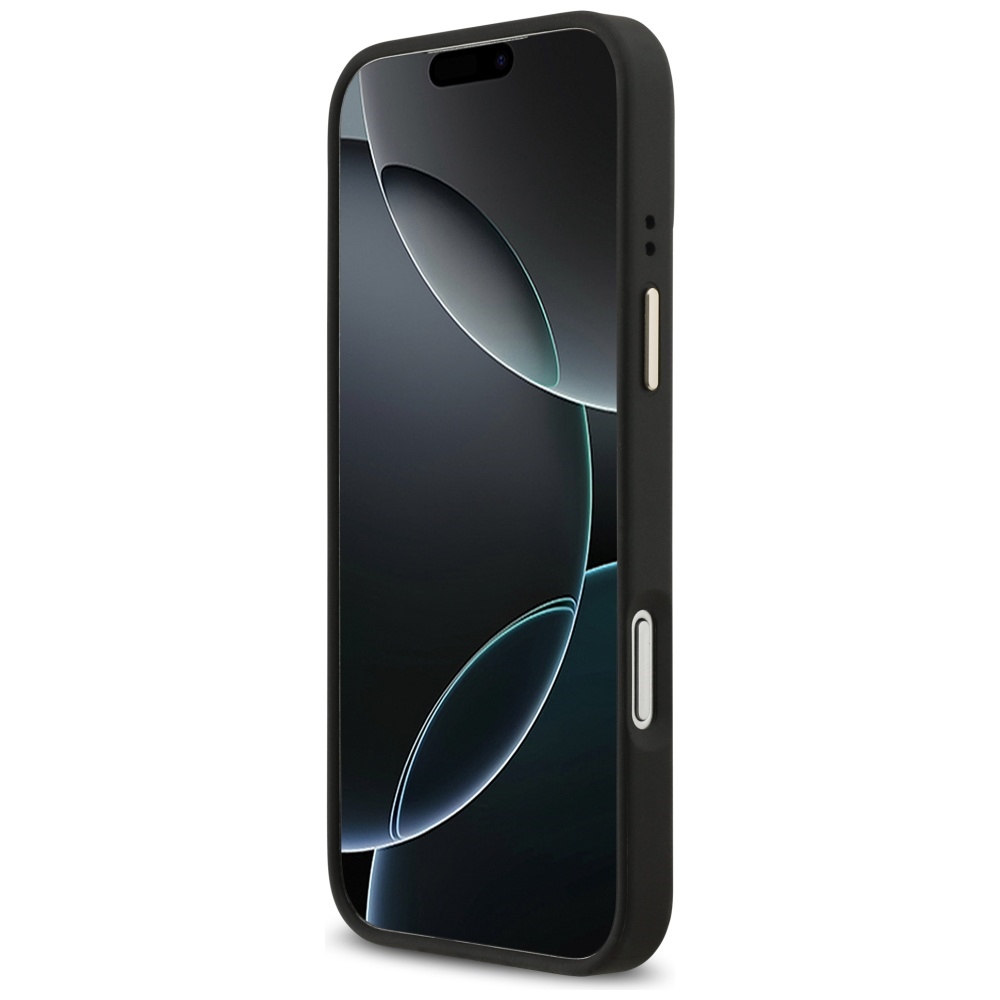 iTok webáruház - Guess Guess 4G Strass Logo MagSafe tok iPhone 17 Pro Max készülékhez (fekete) 5 Guess 4G Strass Logo MagSafe Case for iPhone 17 Pro Max (fekete)