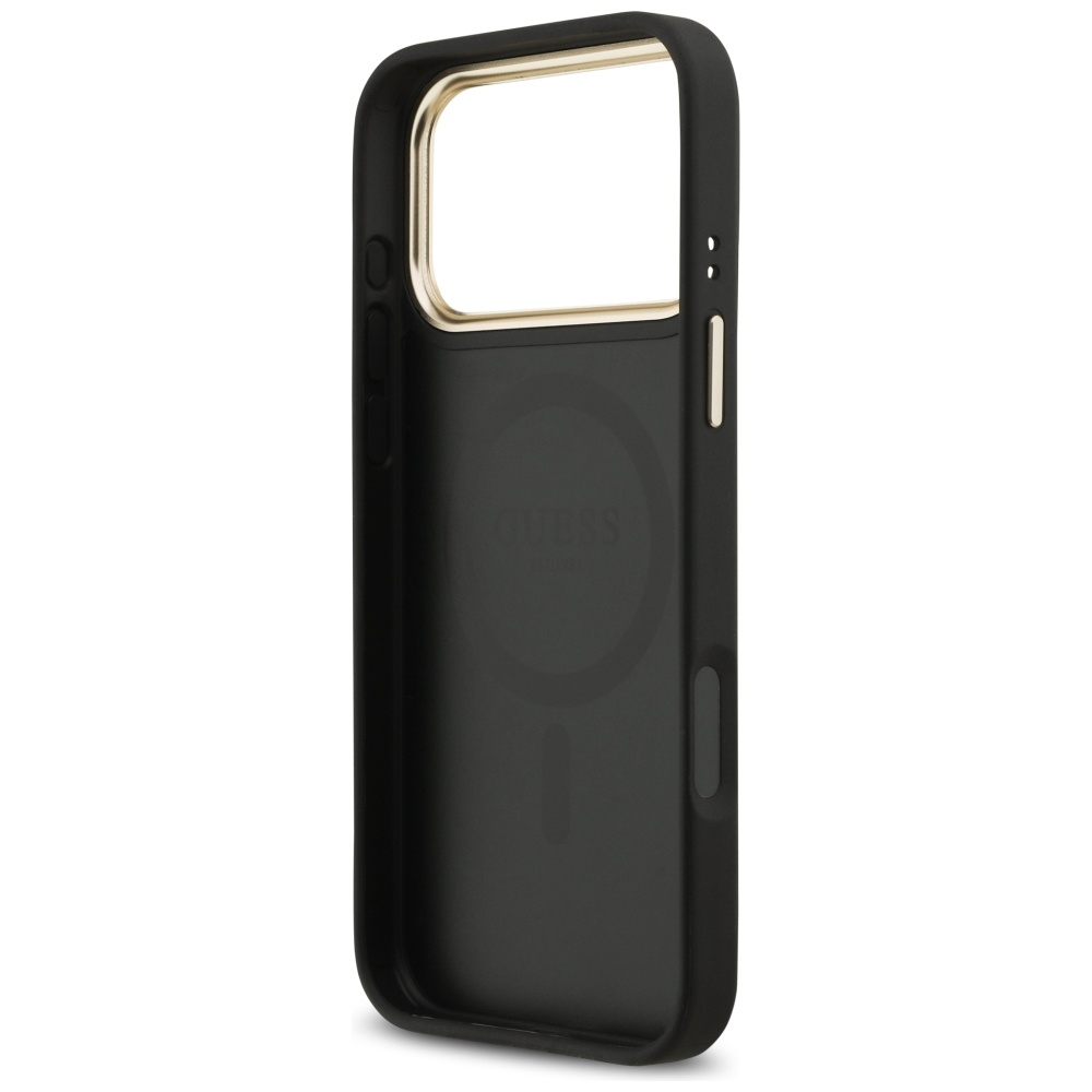 iTok webáruház - Guess Guess 4G Strass Logo MagSafe tok iPhone 17 Pro Max készülékhez (fekete) 7 Guess 4G Strass Logo MagSafe Case for iPhone 17 Pro Max (fekete)
