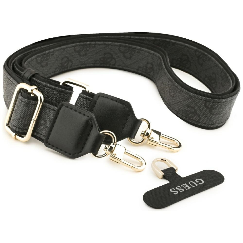 iTok webáruház - Guess Guess 4G Srtass Logo & Big Strap Metal Buttons MagSafe tok iPhone 17 Pro Max (fekete) 8 Guess 4G Srtass Logo & Big Strap Metal Buttons MagSafe Case for iPhone 17 Pro Max (fekete)