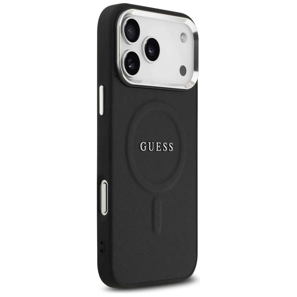 iTok webáruház - Guess Guess Classic Logo MagSafe tok iPhone 17 Pro Max készülékhez (fekete) 4 Guess Classic Logo MagSafe Case for iPhone 17 Pro Max (fekete)