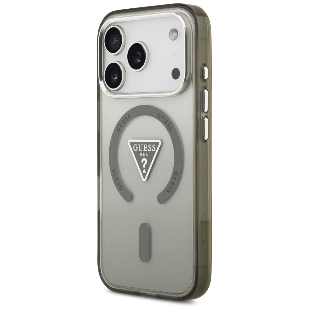 iTok webáruház - Guess Guess IML Gradient Triangle Logo MagSafe Case for iPhone 17 Pro Max (zöld) 2 Guess IML Gradient Triangle Logo MagSafe Case for iPhone 17 Pro Max (zöld)