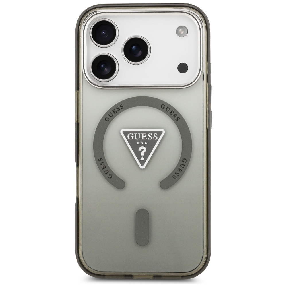 iTok webáruház - Guess Guess IML Gradient Triangle Logo MagSafe Case for iPhone 17 Pro Max (zöld) 3 Guess IML Gradient Triangle Logo MagSafe Case for iPhone 17 Pro Max (zöld)