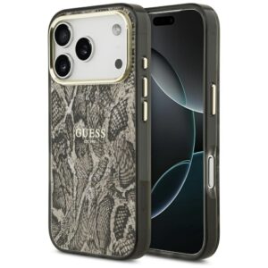 Guess Python Pattern MagSafe tok iPhone 17 Pro Max (barna)
