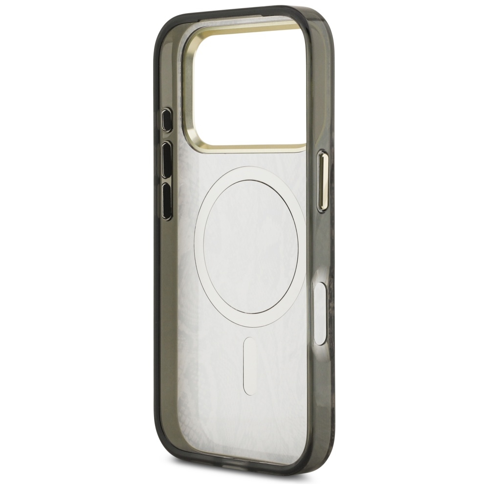 iTok webáruház - Guess Guess Python Pattern MagSafe tok iPhone 17 Pro Max (barna) 7 Guess Python Pattern MagSafe Case for iPhone 17 Pro Max (barna)